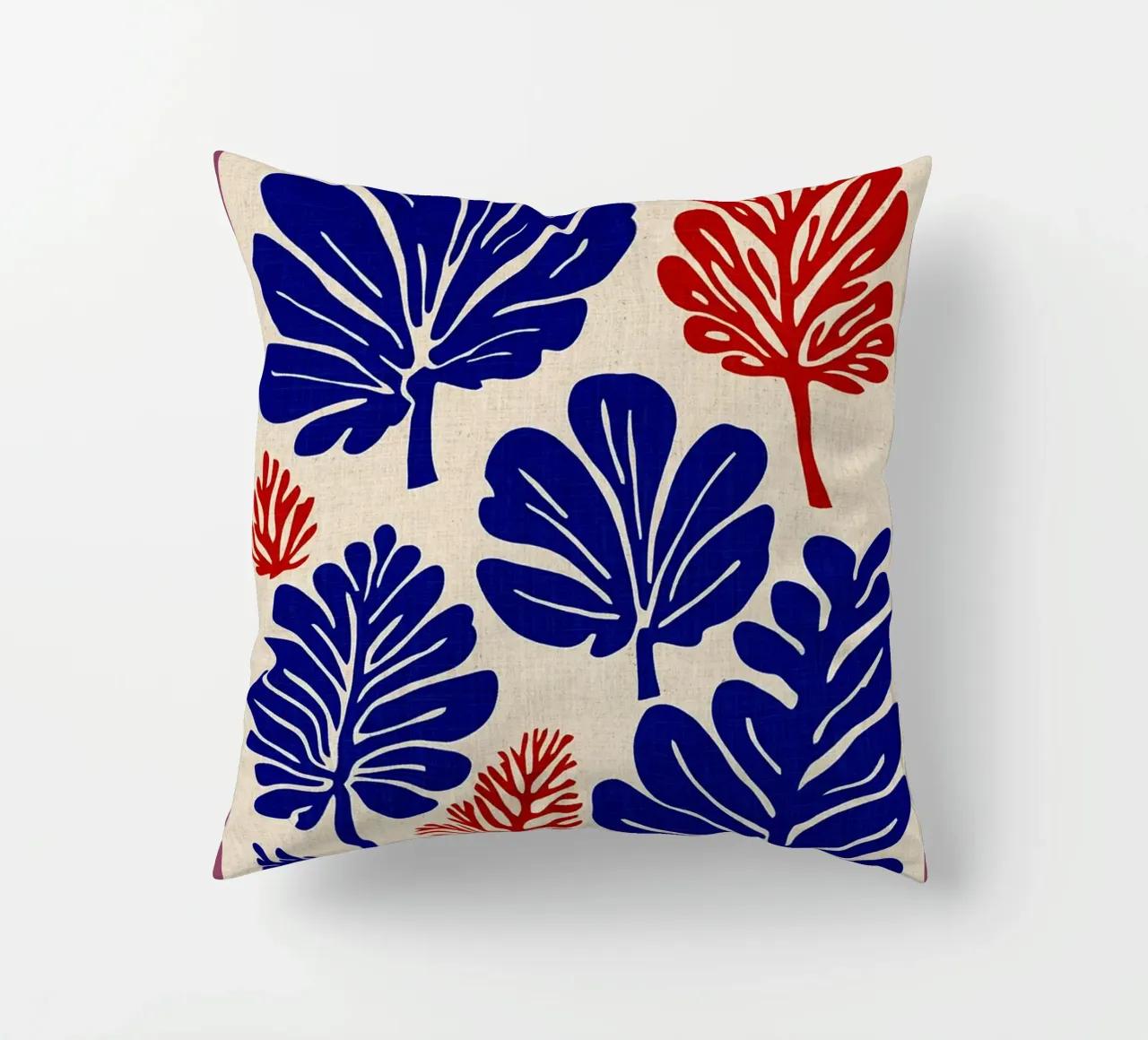 Foglie ritagliate retrò cuscino da VintageDesign