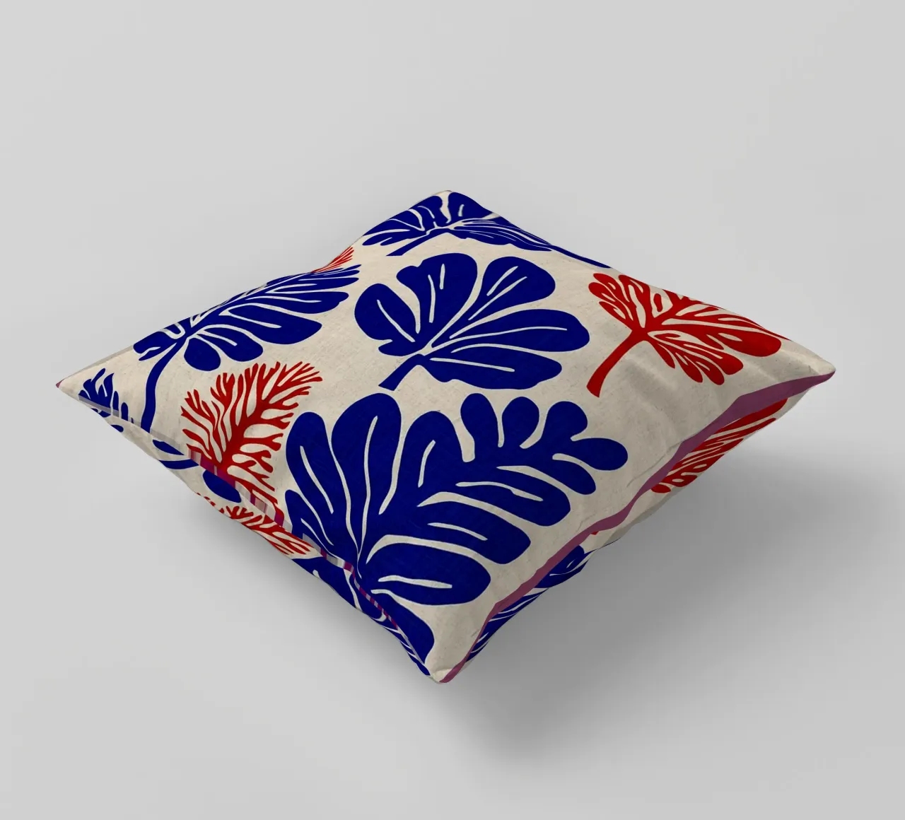 Foglie ritagliate retrò cuscino da VintageDesign