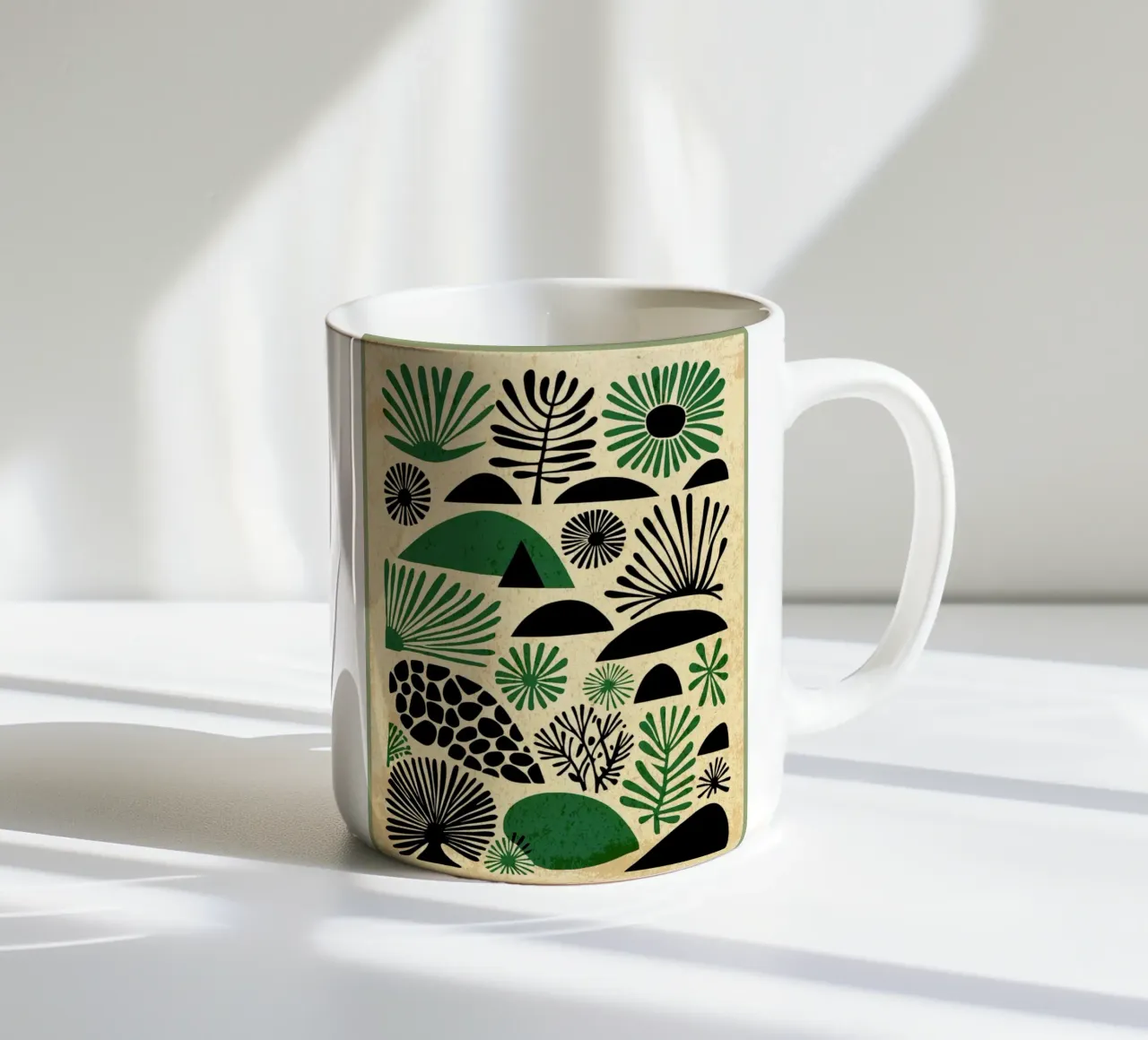 Natura astratta retrò tazza in ceramica da VintageDesign