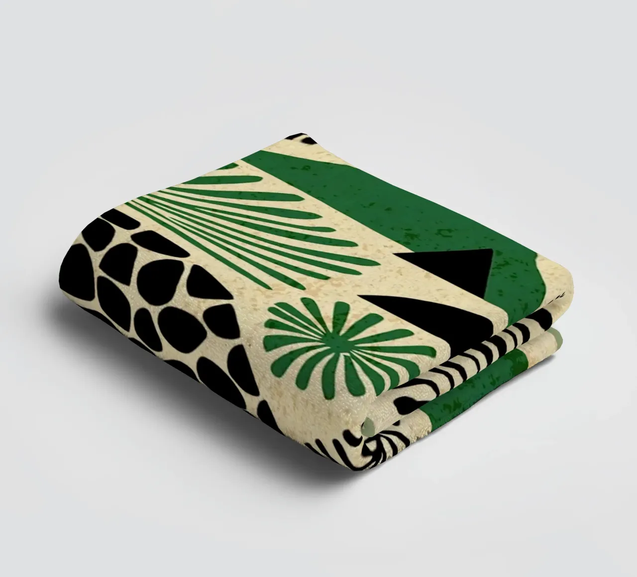 Retro Abstract Nature towel by VintageDesign