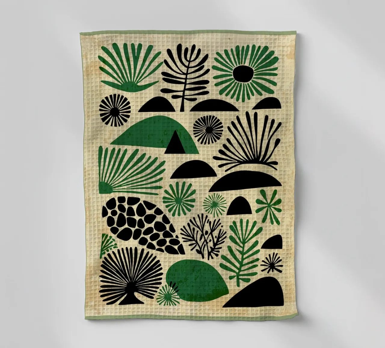 Rétro Abstrait Nature torchon de VintageDesign