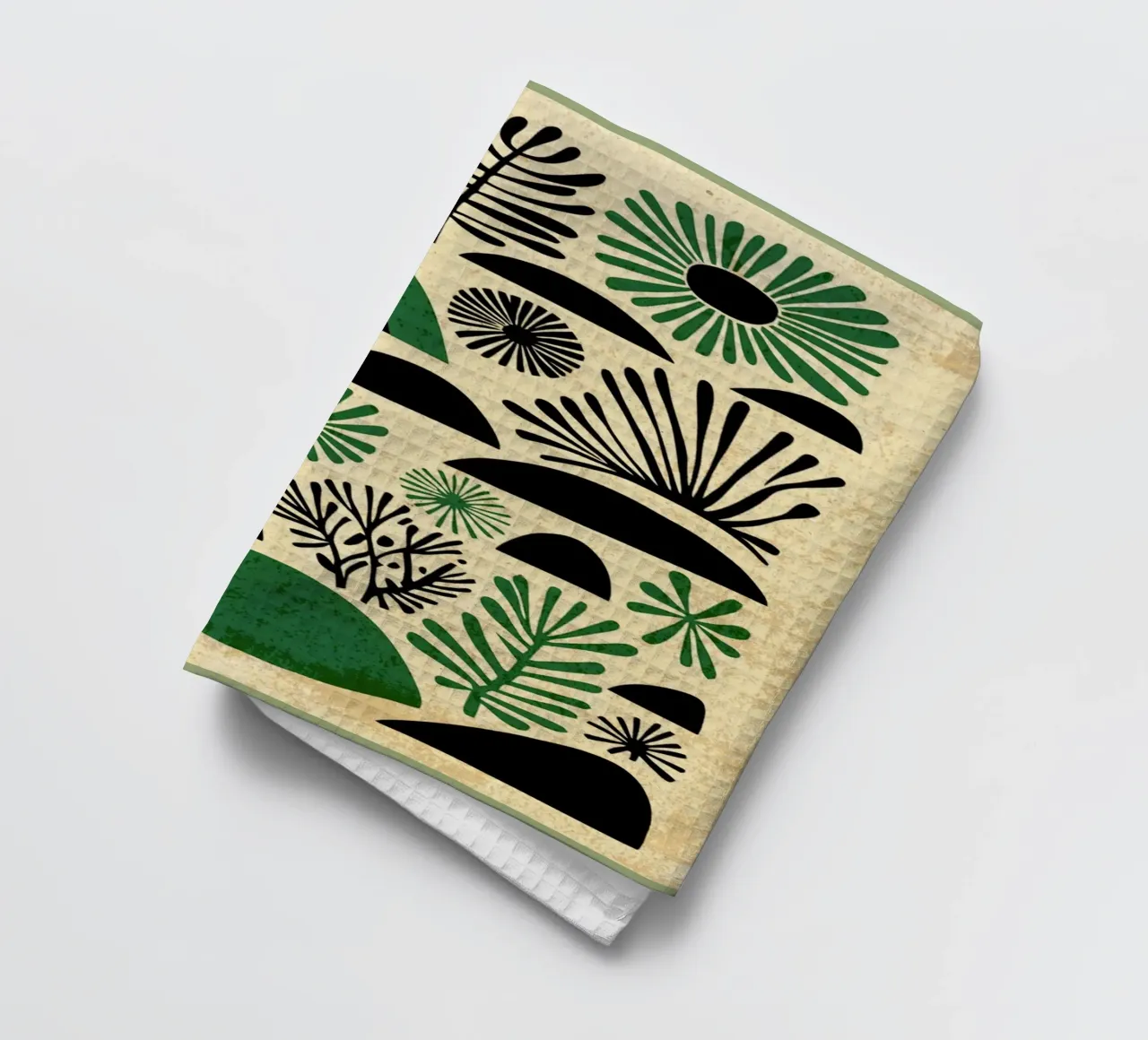 Rétro Abstrait Nature torchon de VintageDesign