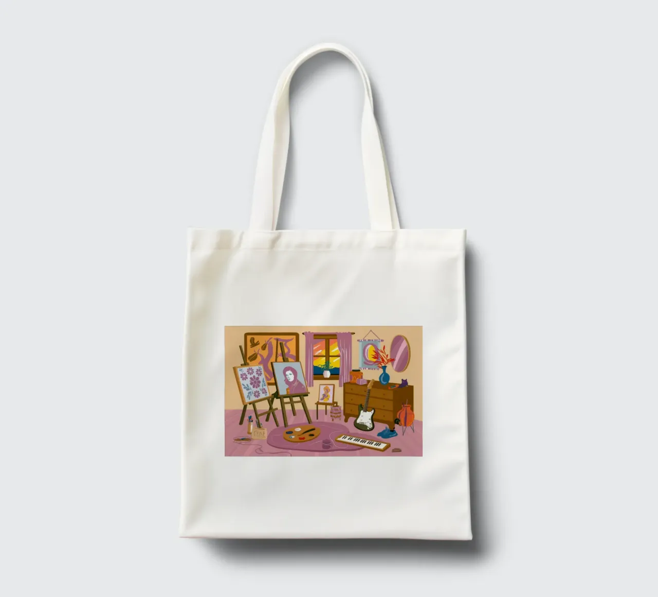 Atelier Chromatic Creation tote bag by Prism Ritual