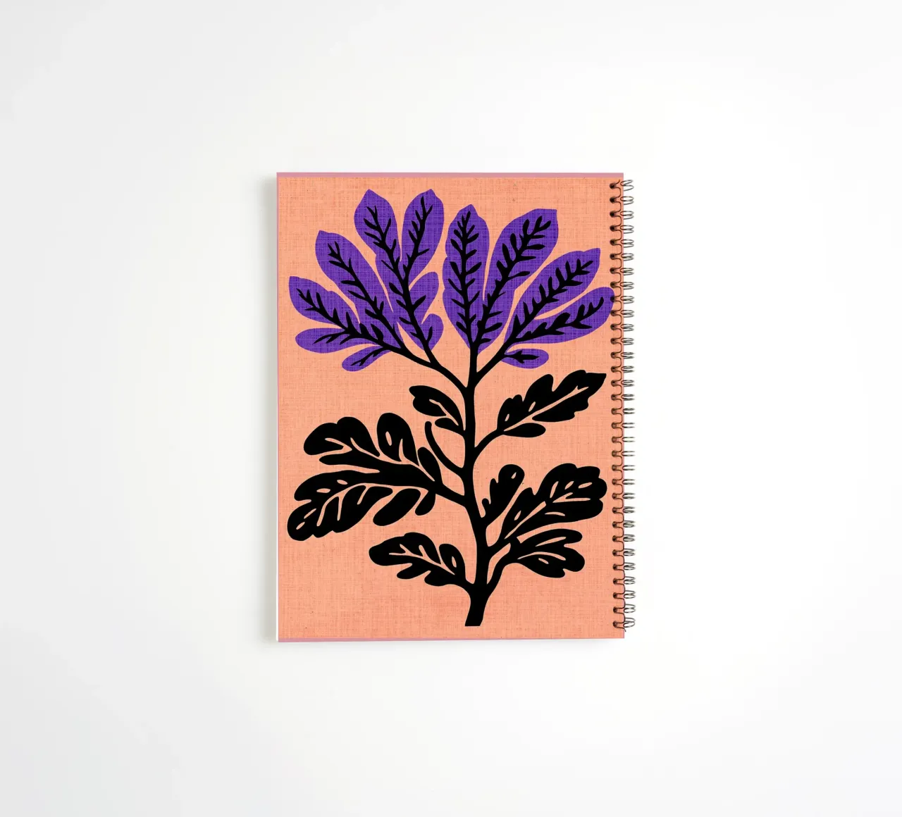 Peach Fuzz Nature spiral notebook by DanielDesign
