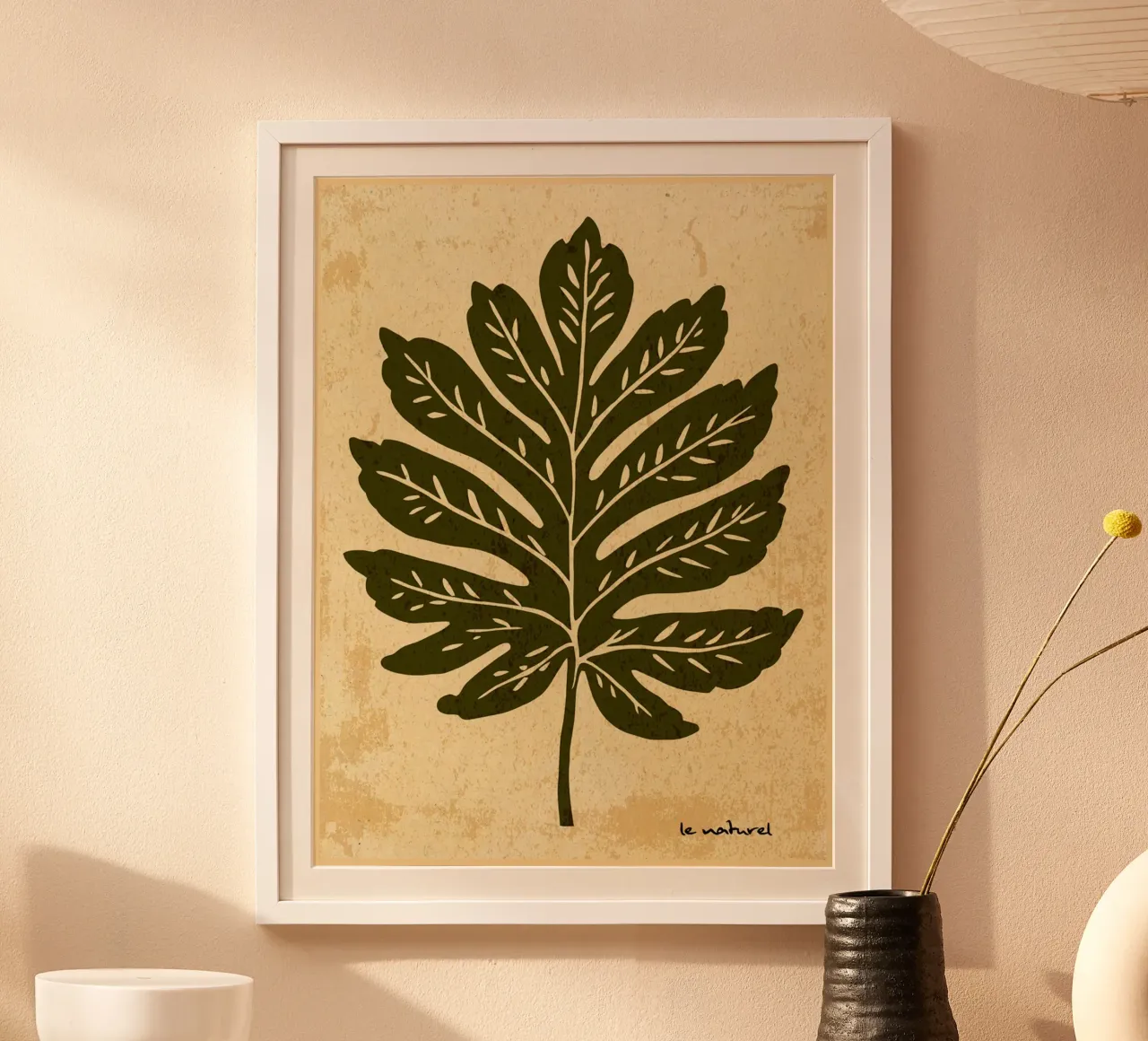 Foglia verde oliva poster da DanielDesign
