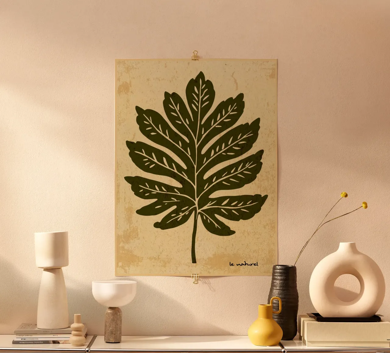 Foglia verde oliva poster da DanielDesign