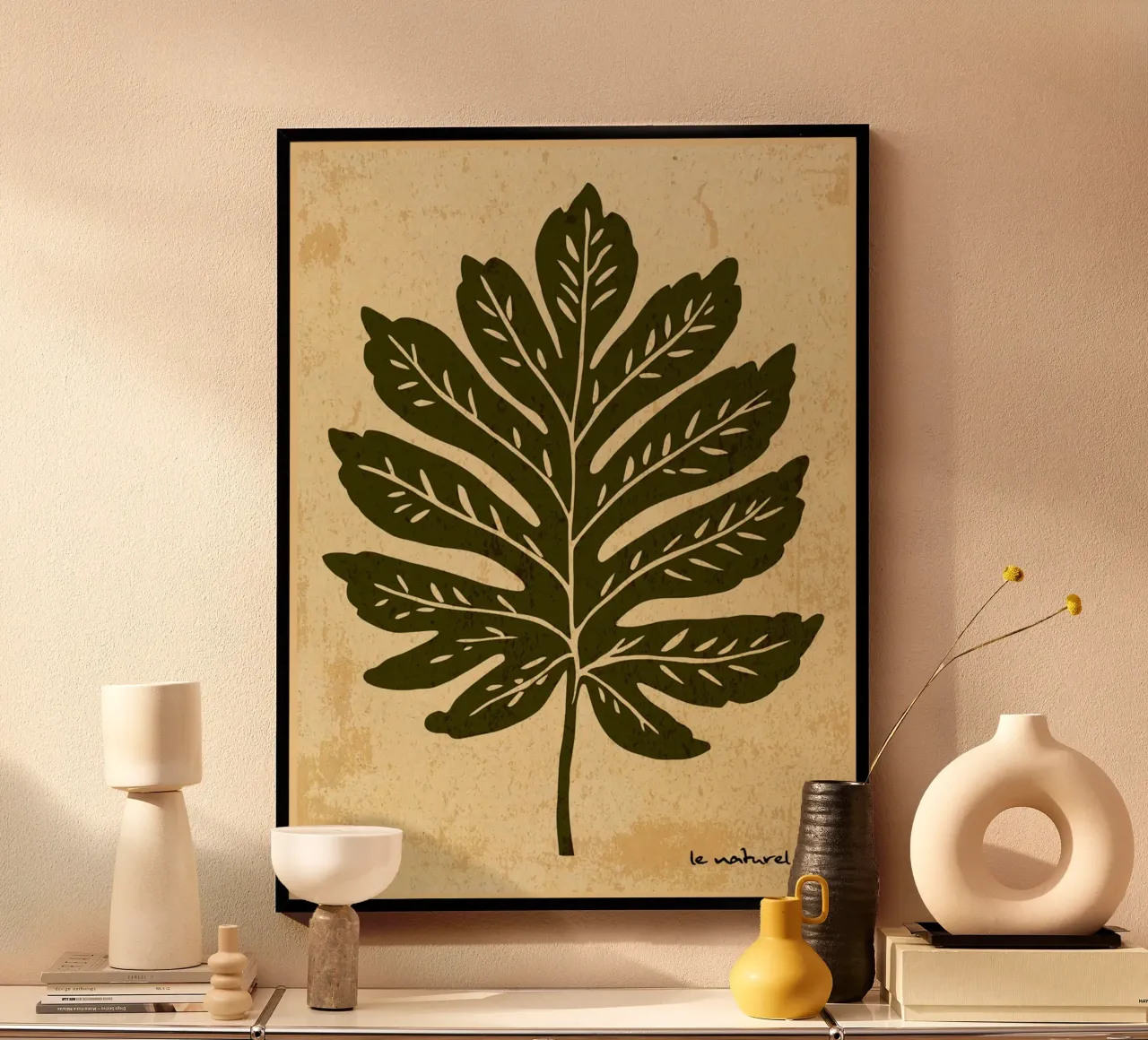 Foglia verde oliva poster da DanielDesign