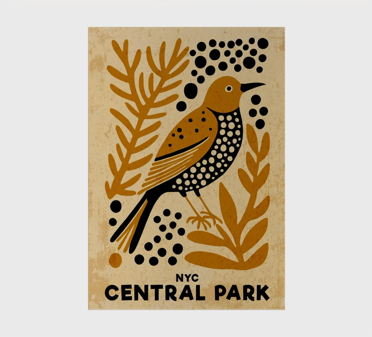 NYC Central Park Bird notebook by DanielDesign