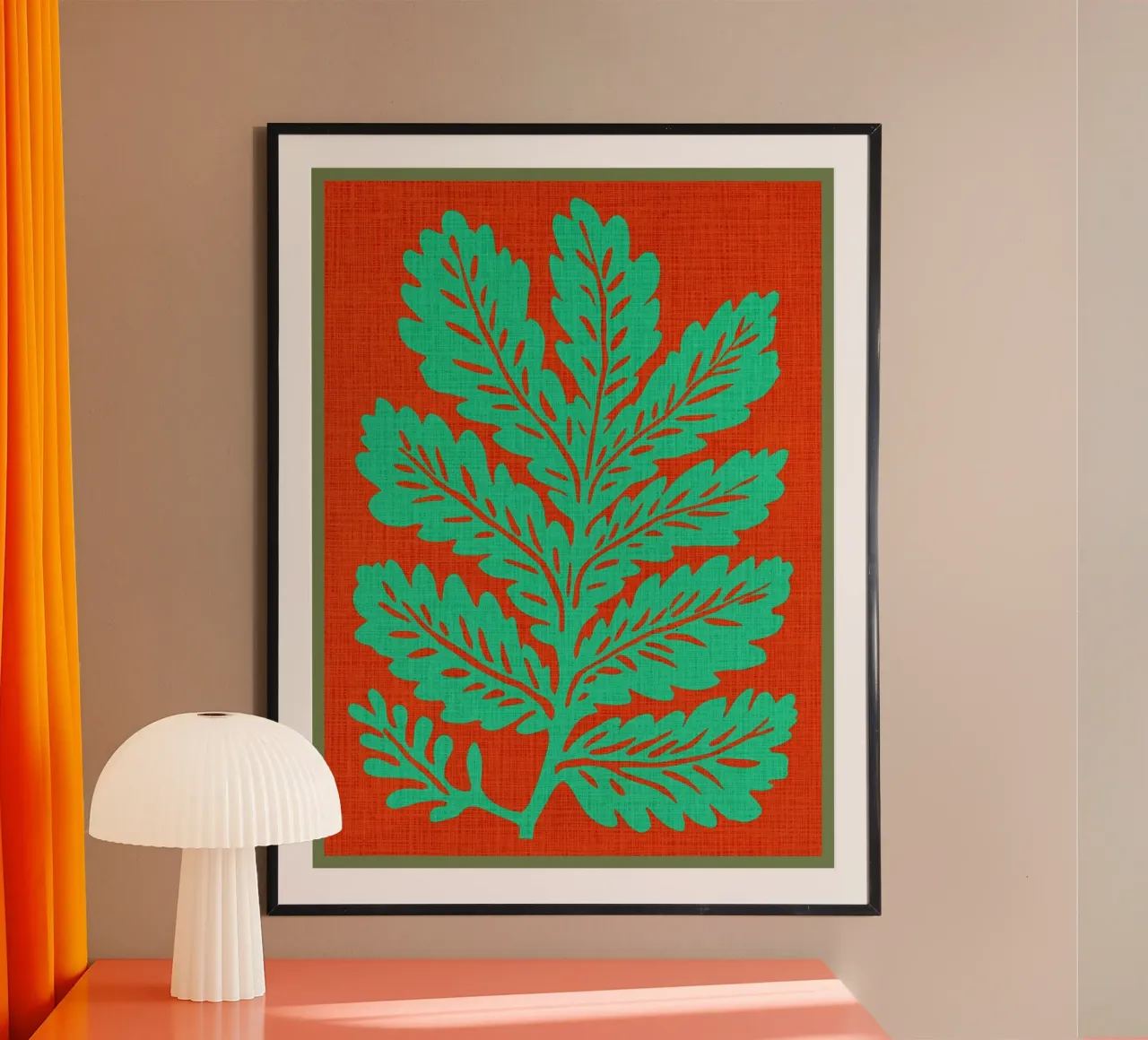 Mintblad print hahnemühle van DanielDesign