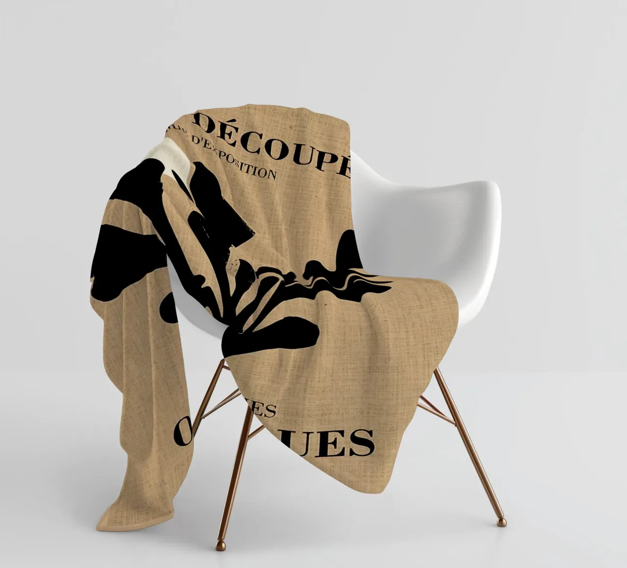 Forme organiche n. 6 coperta in pile da DanielDesign
