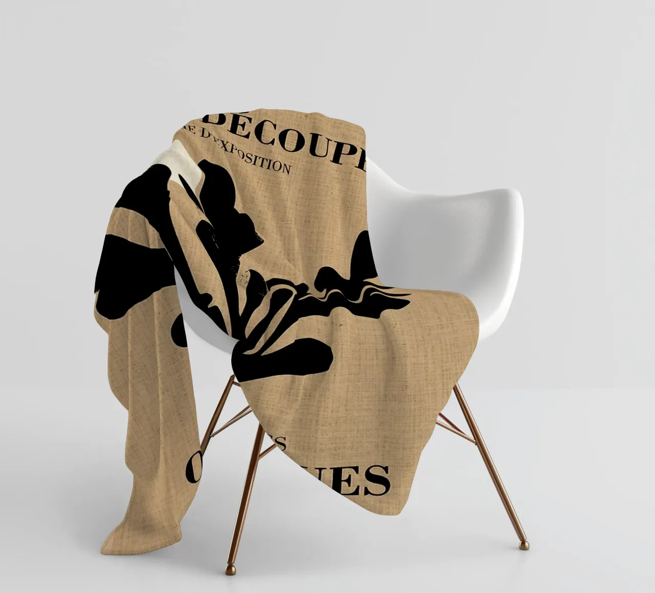 Forme organiche n. 6 coperta in pile da DanielDesign