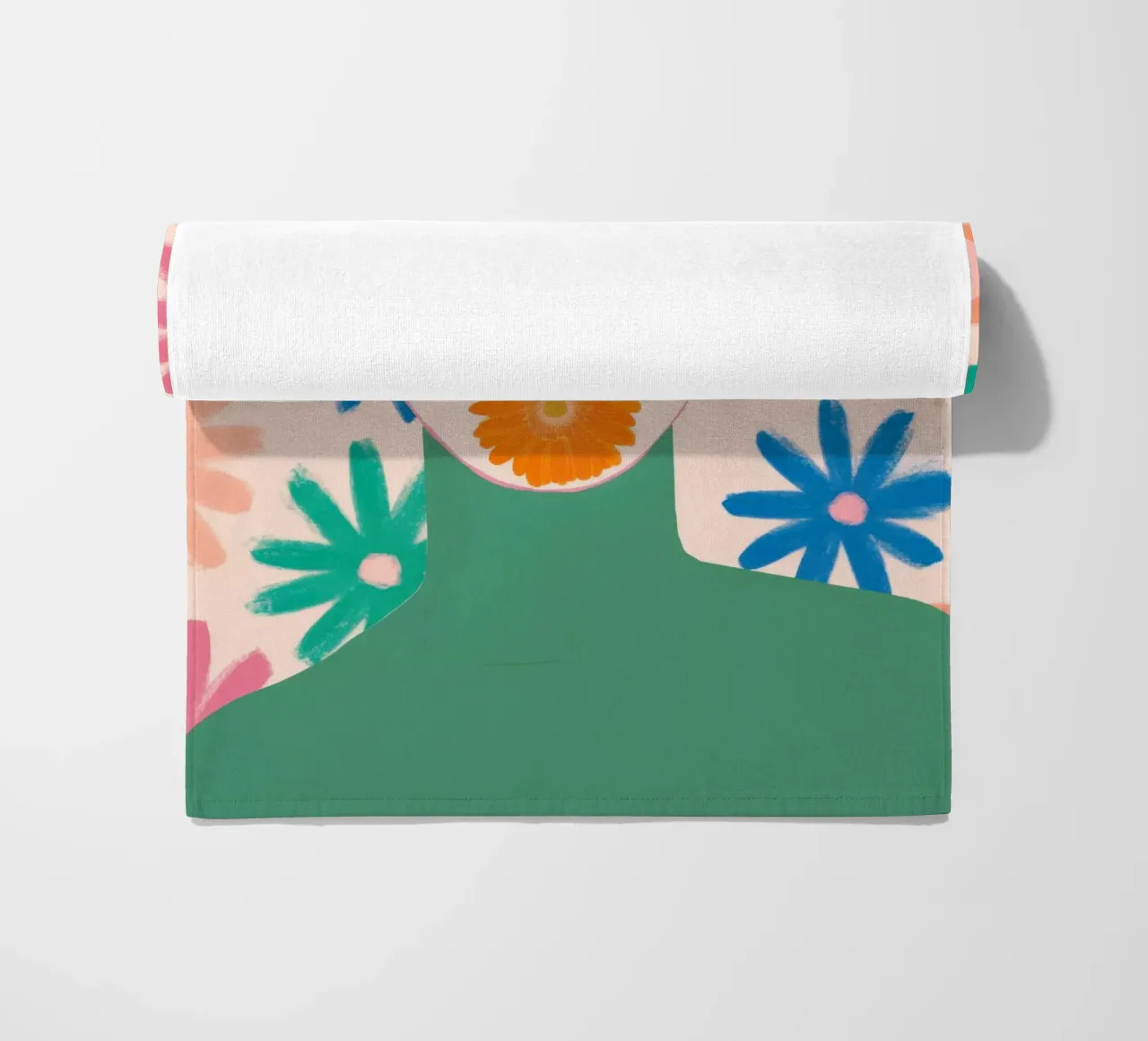 Flora Gentle Man Strandtuch von Prism Ritual