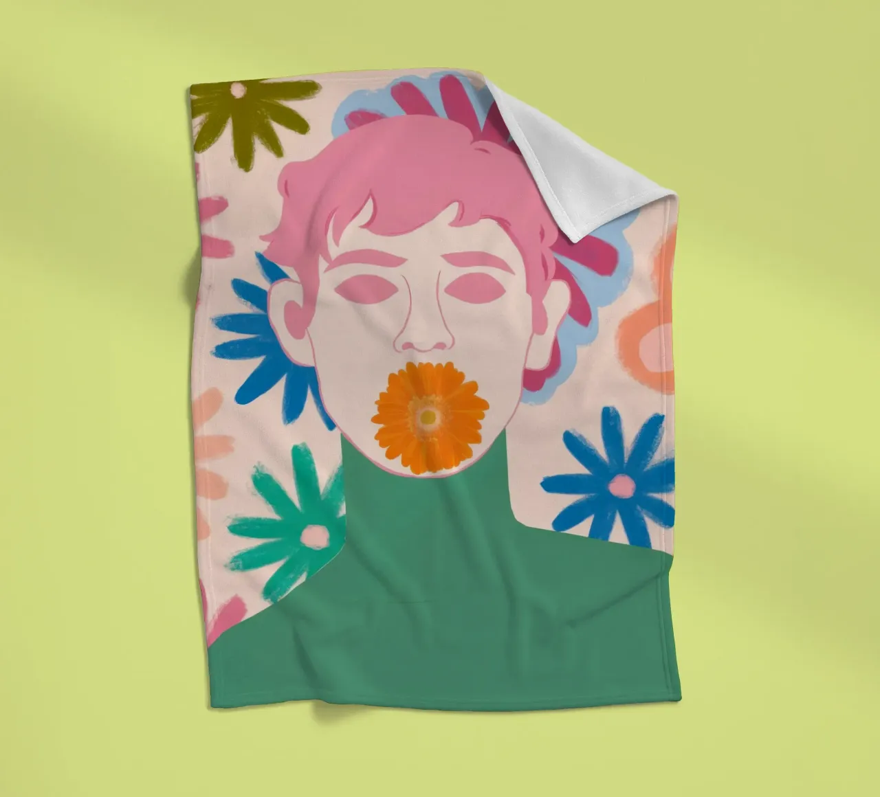 Flora Uomo Gentile coperta in pile da Prism Ritual