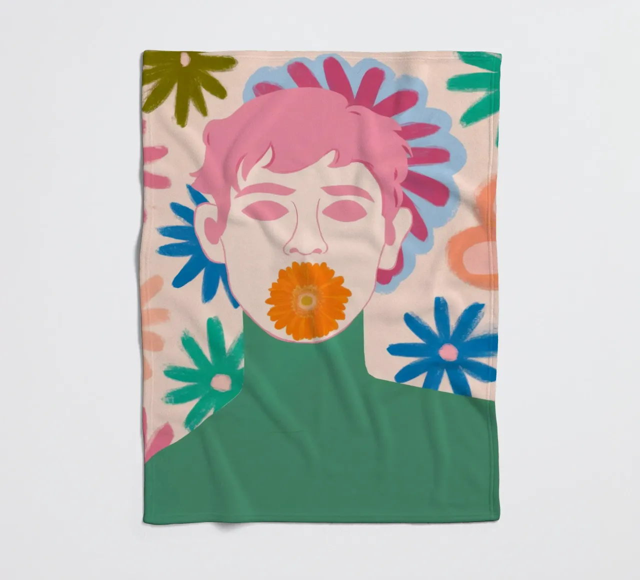 Flora Uomo Gentile coperta in pile da Prism Ritual