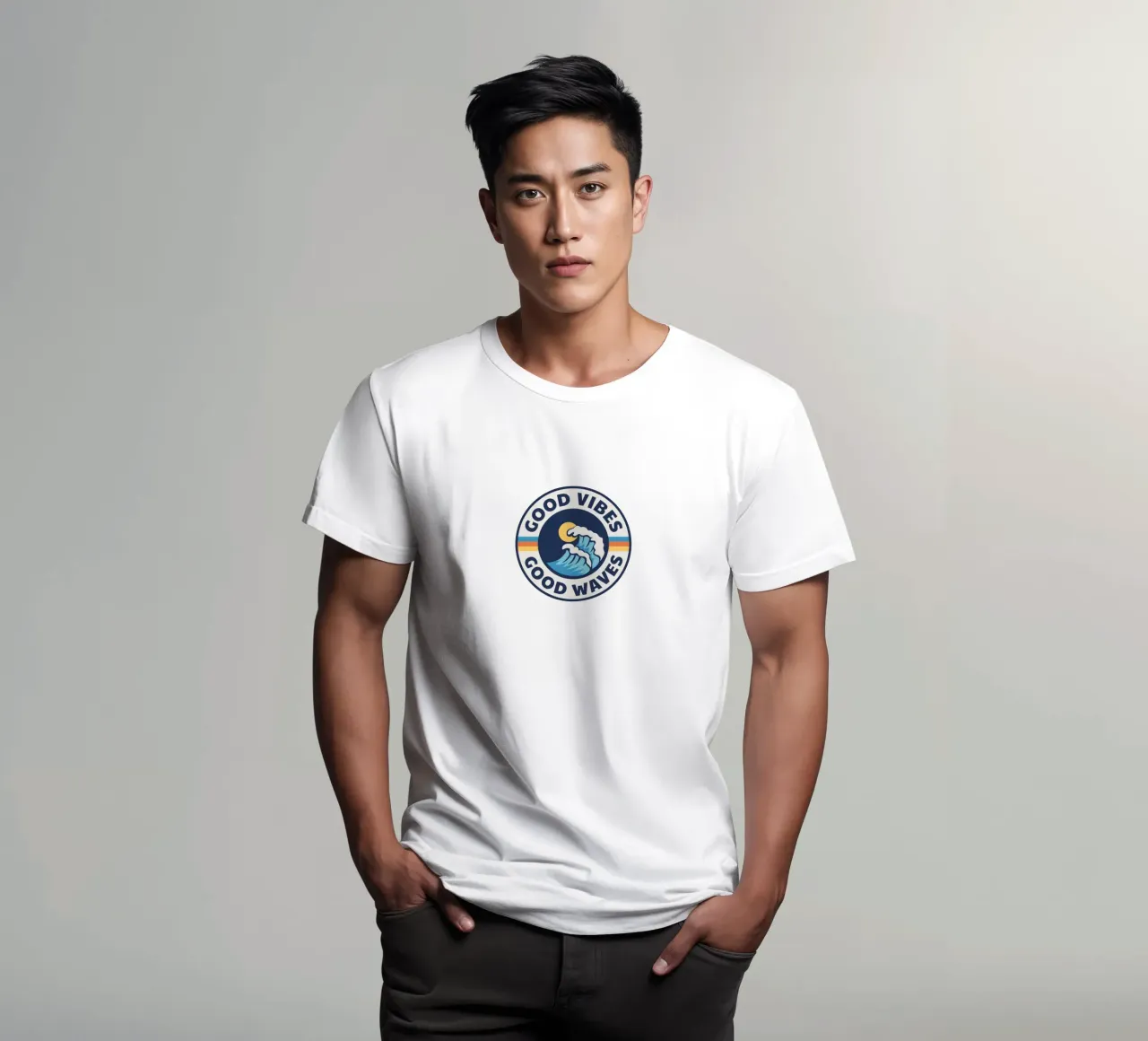 Good Vibes Good Waves camiseta de Apparel King