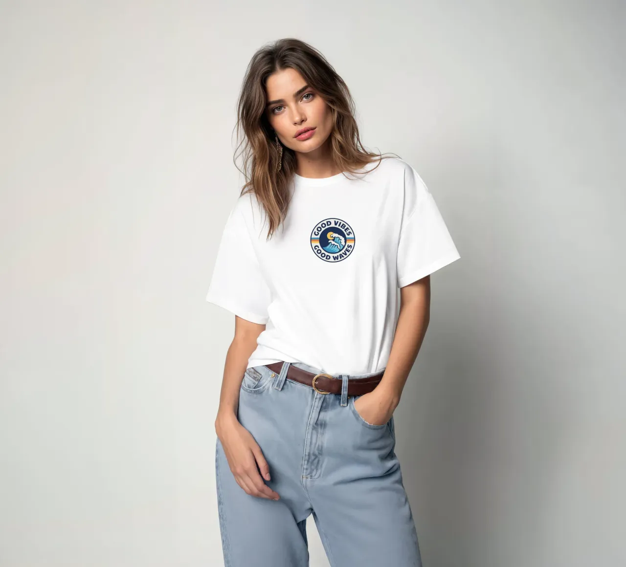 Good Vibes Good Waves camiseta de Apparel King