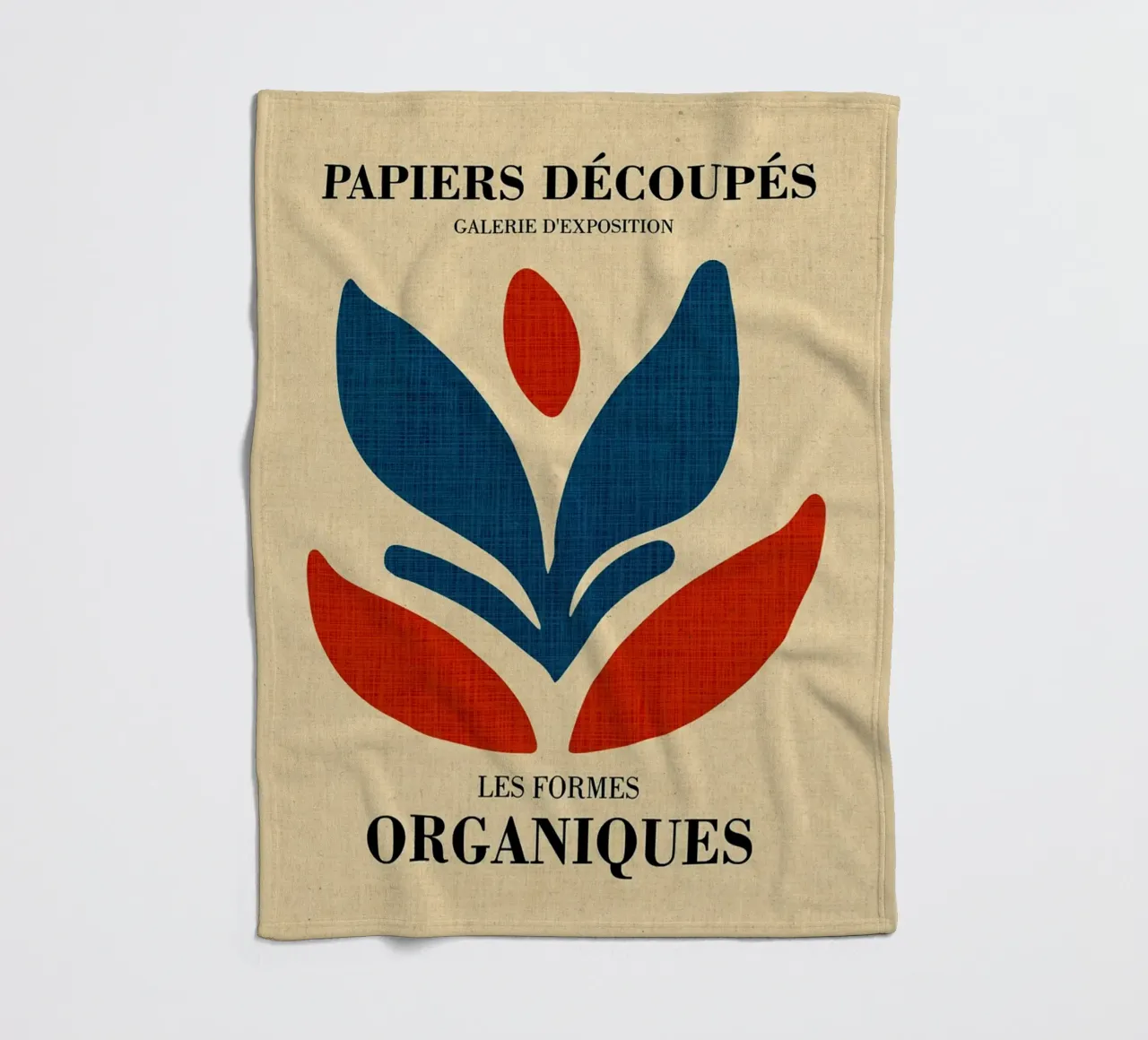 Forme organiche No5 coperta in pile da Terry Jason Kratz