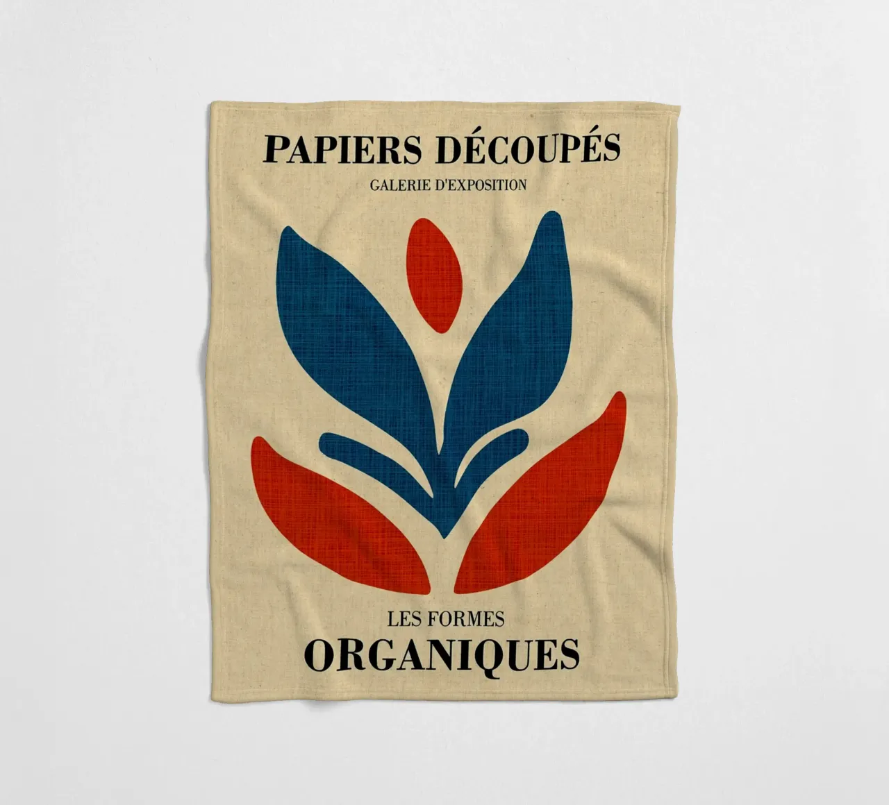 Forme organiche No5 coperta in pile da Terry Jason Kratz