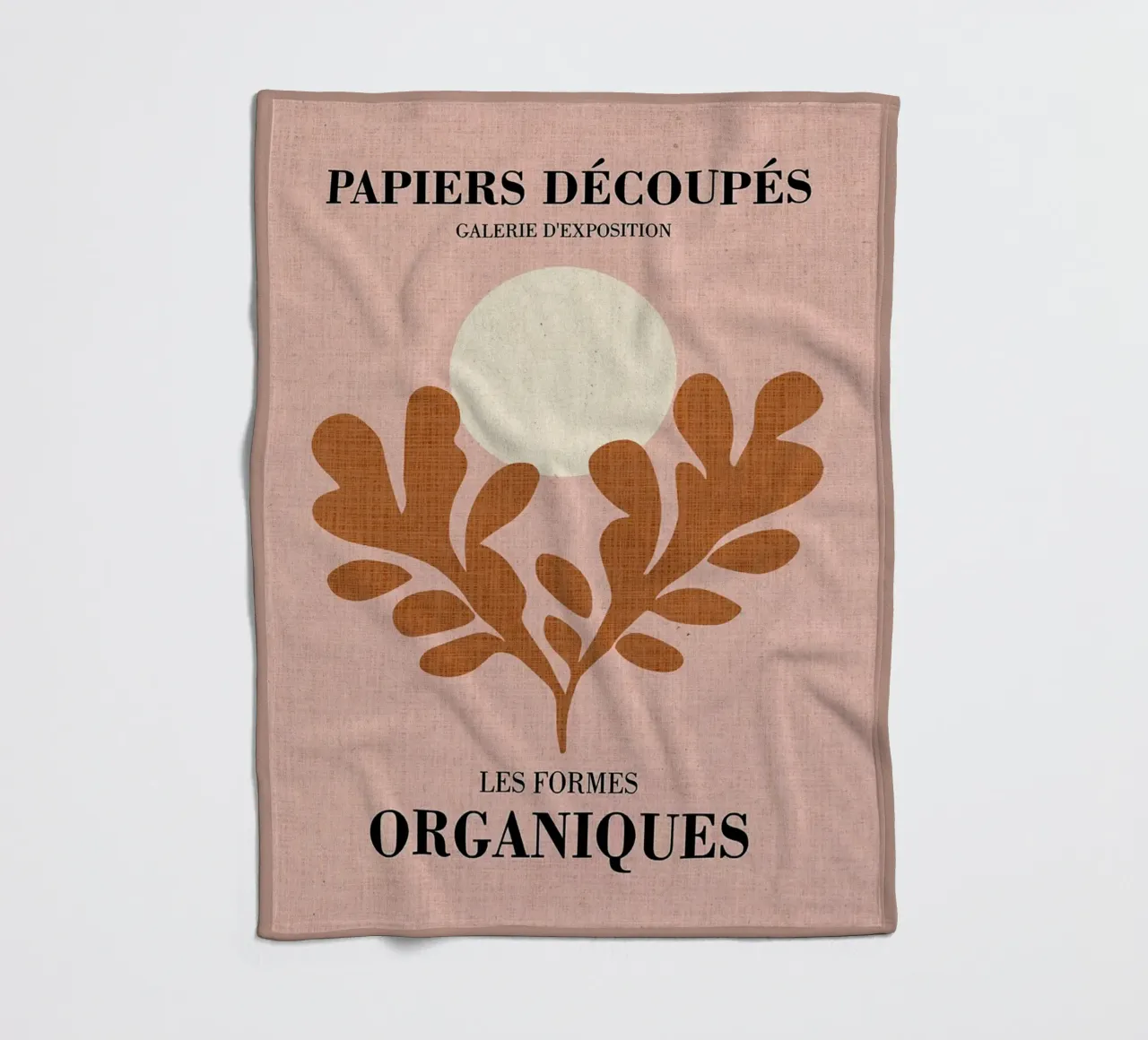 Forme organiche No4 coperta in pile da Terry Jason Kratz