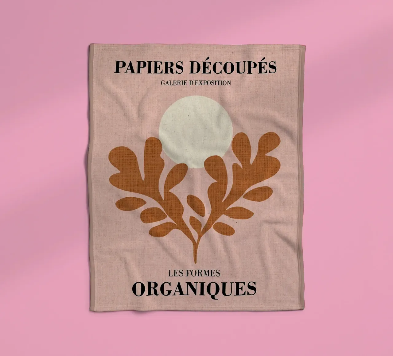 Forme organiche No4 coperta in pile da Terry Jason Kratz