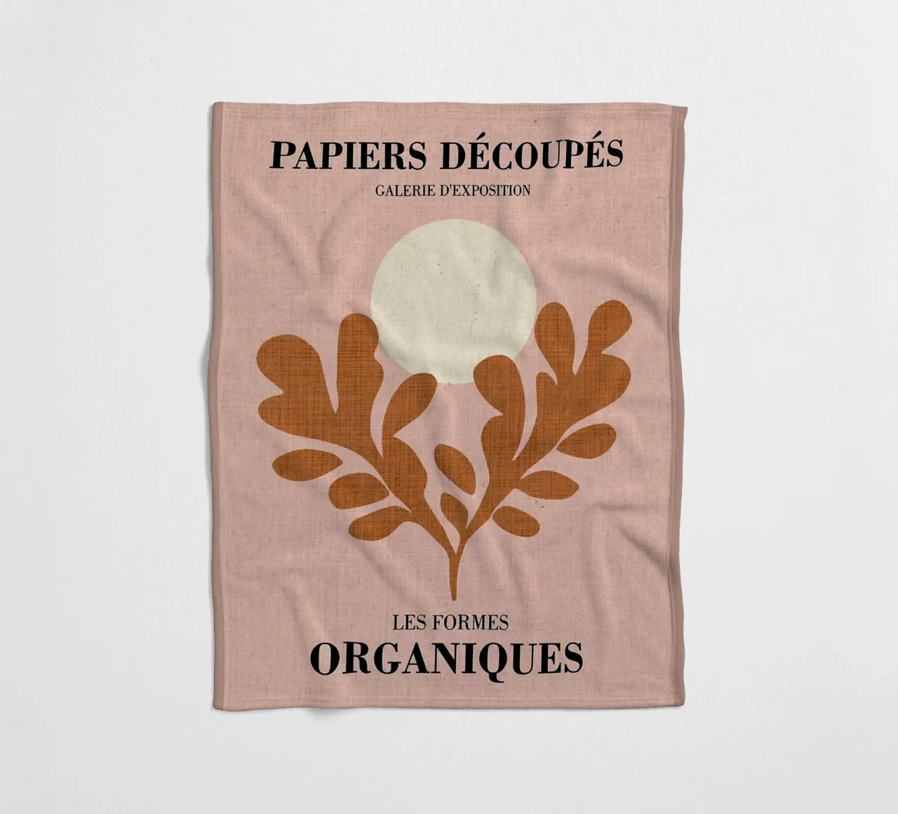 Forme organiche No4 coperta in pile da Terry Jason Kratz