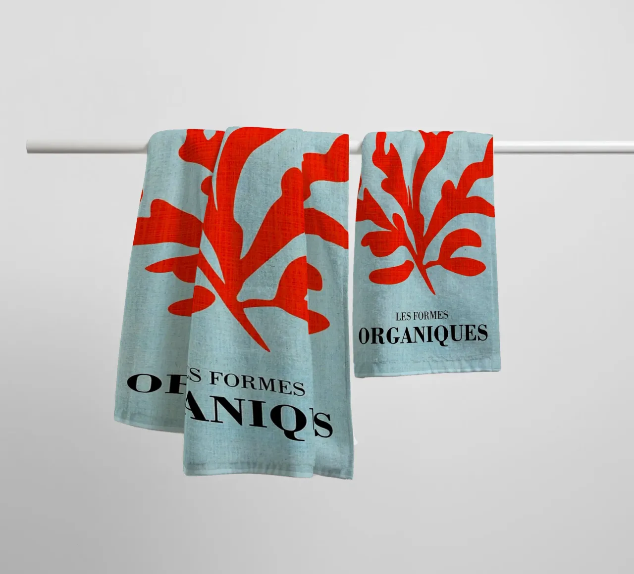 Forme organiche No3 asciugamano da bagno da Terry Jason Kratz
