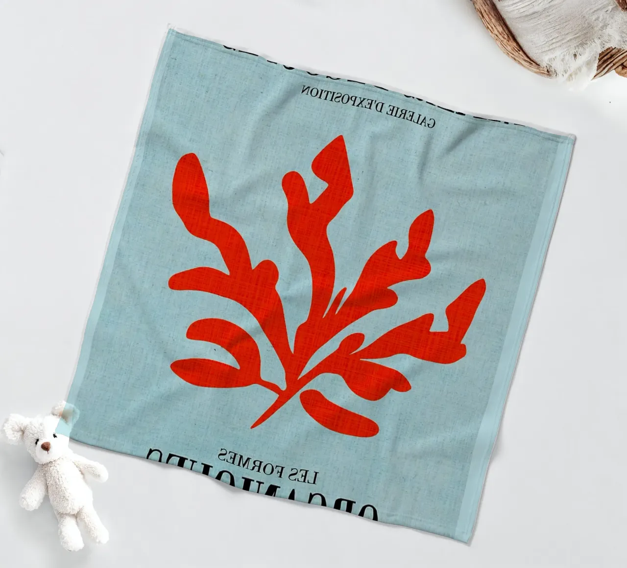 Forme organiche No3 coperta in pile da Terry Jason Kratz
