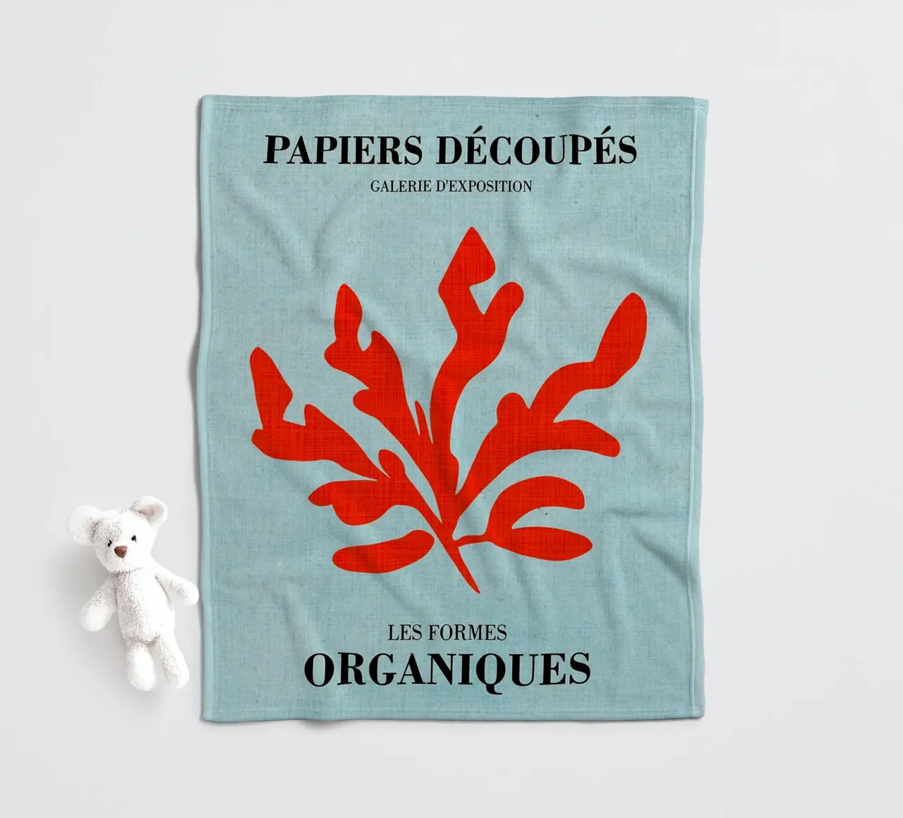Forme organiche No3 coperta in pile da Terry Jason Kratz
