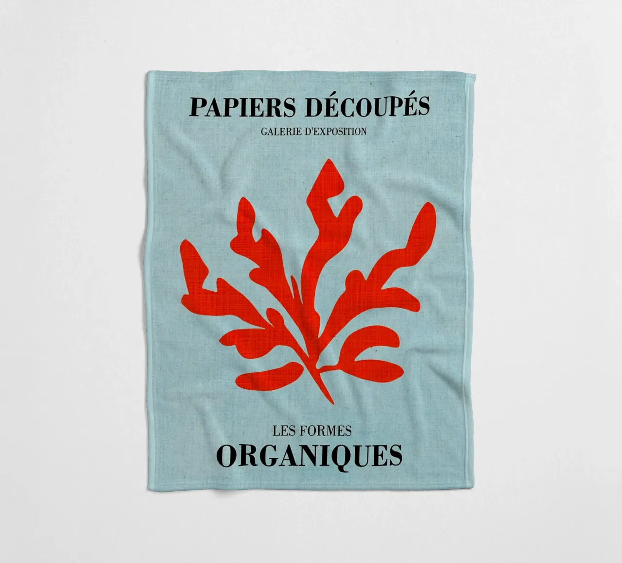 Forme organiche No3 coperta in pile da Terry Jason Kratz