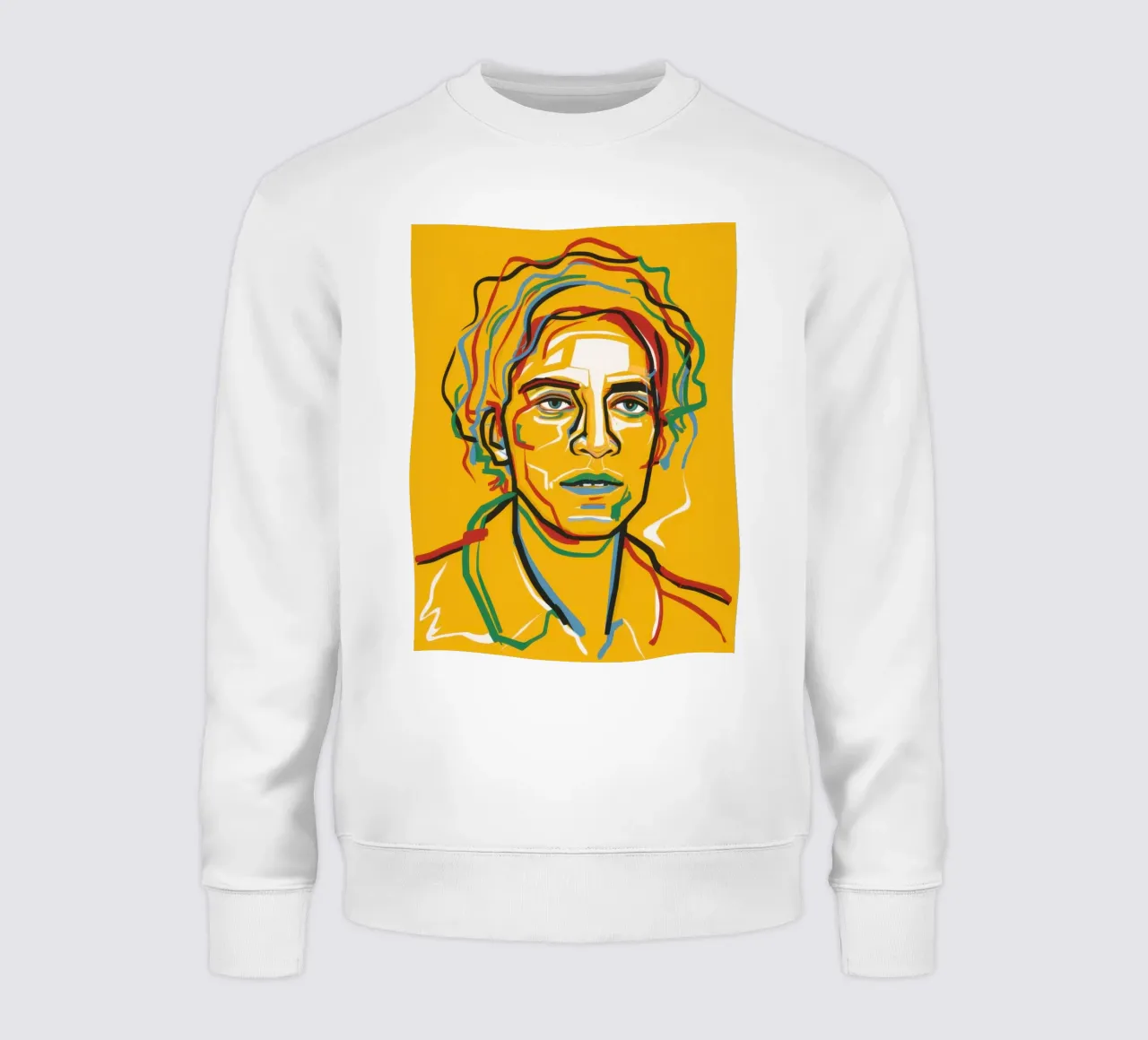 Chromatic Linear Intensity sweatshirt by Veil Maya