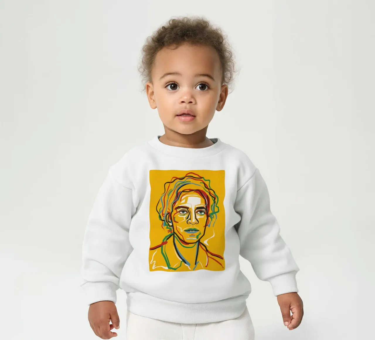 Intensità lineare cromatica felpa neonato da Veil Maya