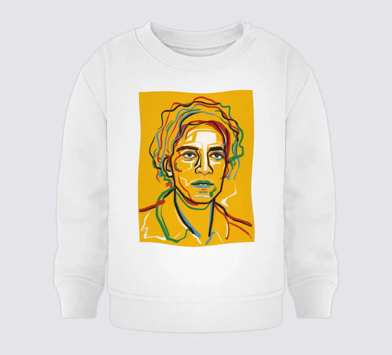 Intensità lineare cromatica felpa neonato da Veil Maya