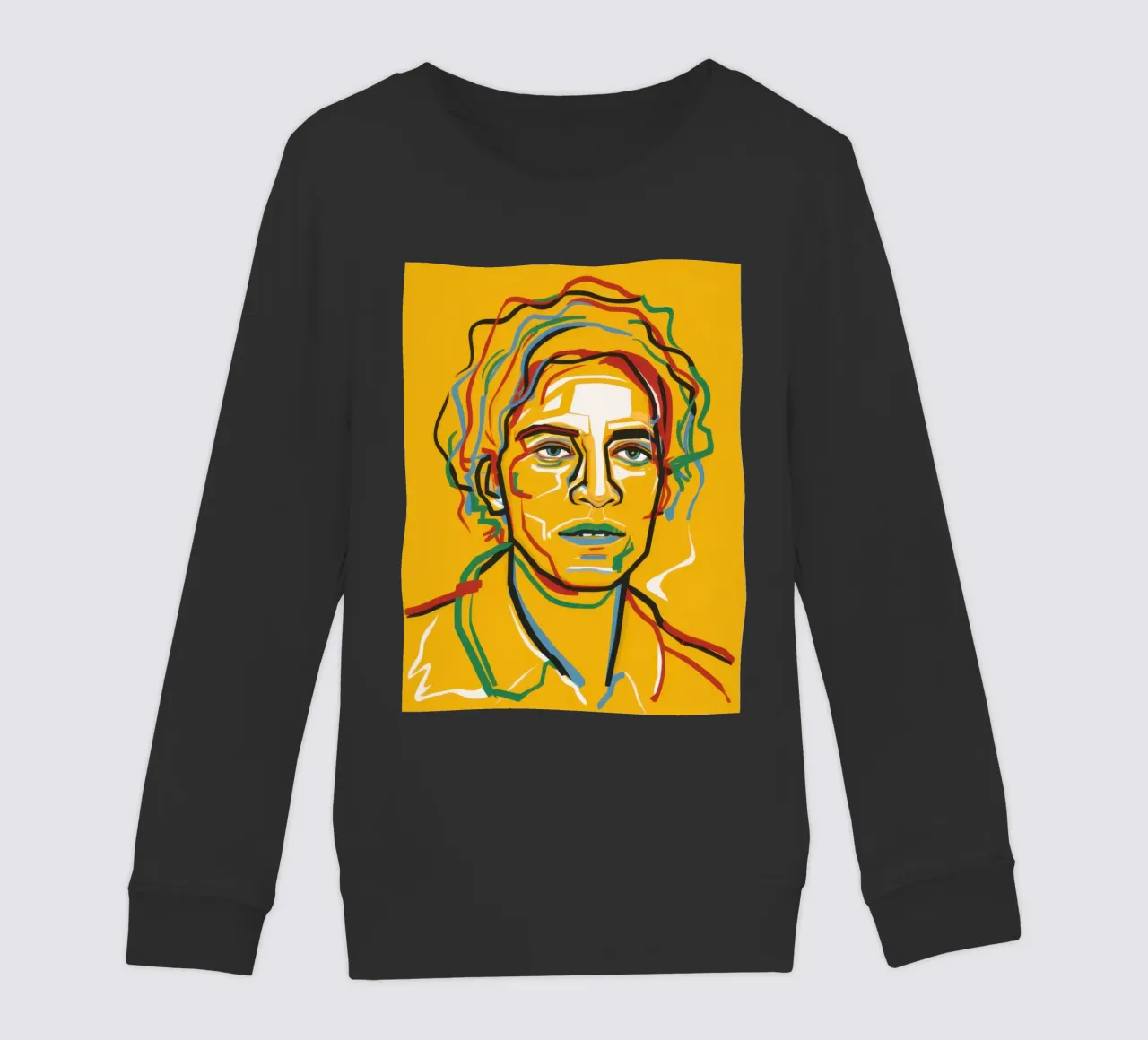 Intensità lineare cromatica felpa bambino da Veil Maya