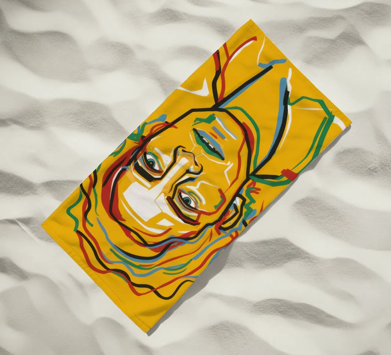 Intensità lineare cromatica telo mare da Veil Maya