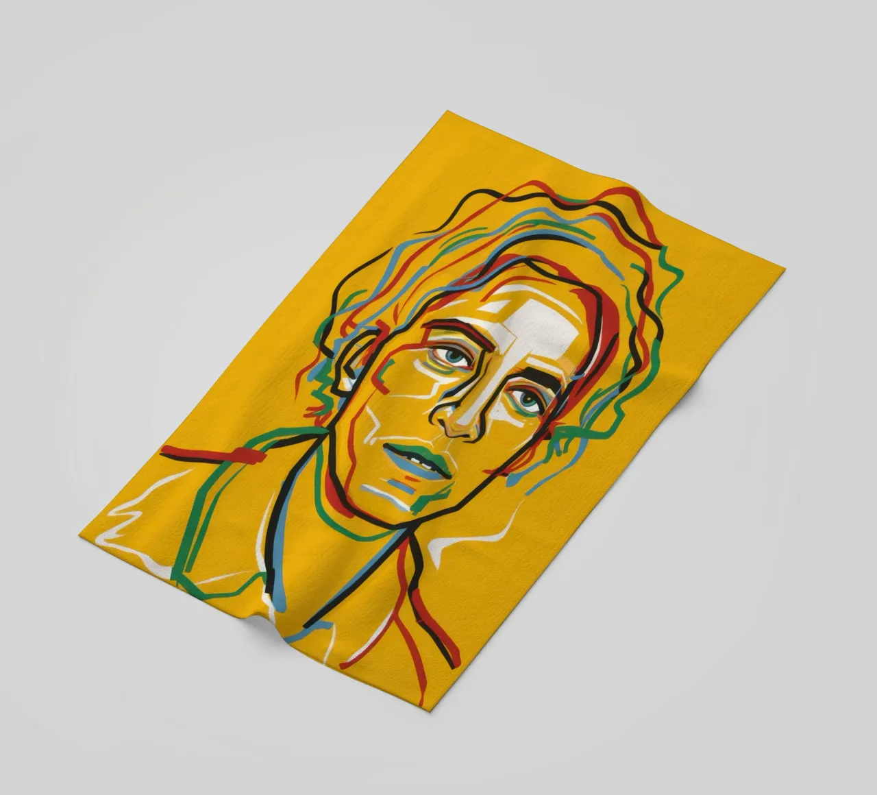 Intensità lineare cromatica telo mare da Veil Maya