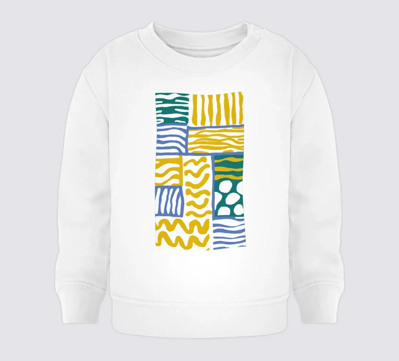 Medley de motivos costeros sudadera de bebé de Flock Reverie