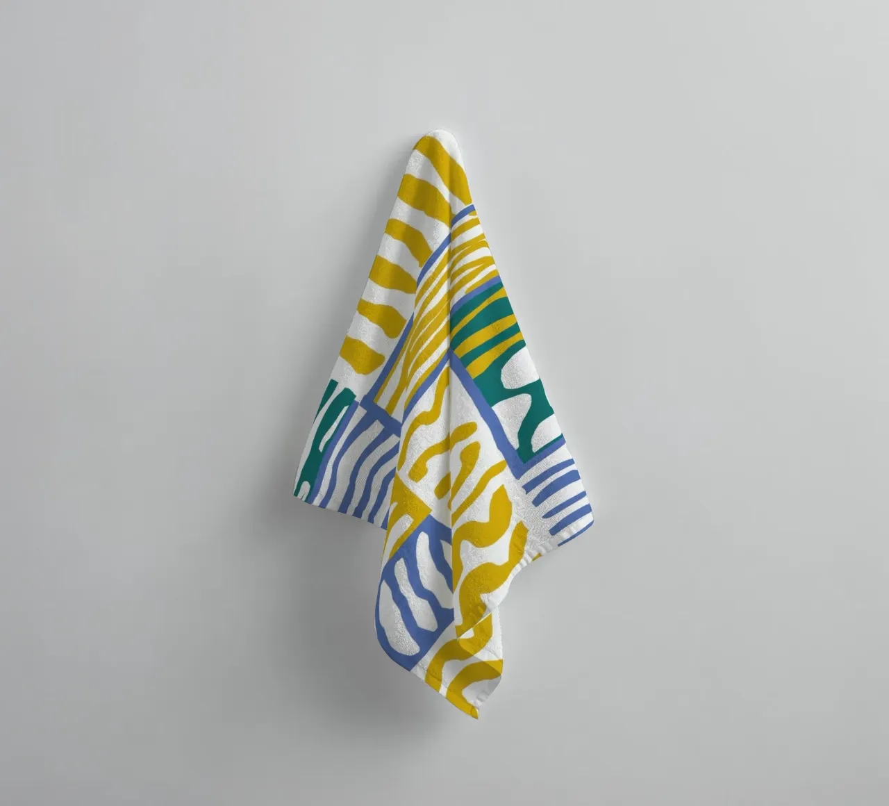 Coastal Pattern Medley towel by Flock Reverie