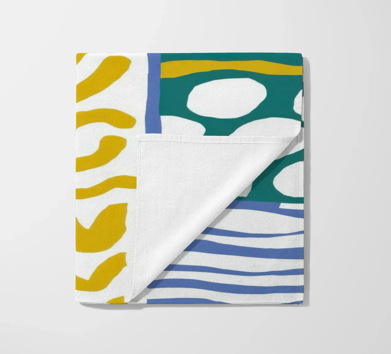 Coastal Pattern Medley beach towel by Flock Reverie