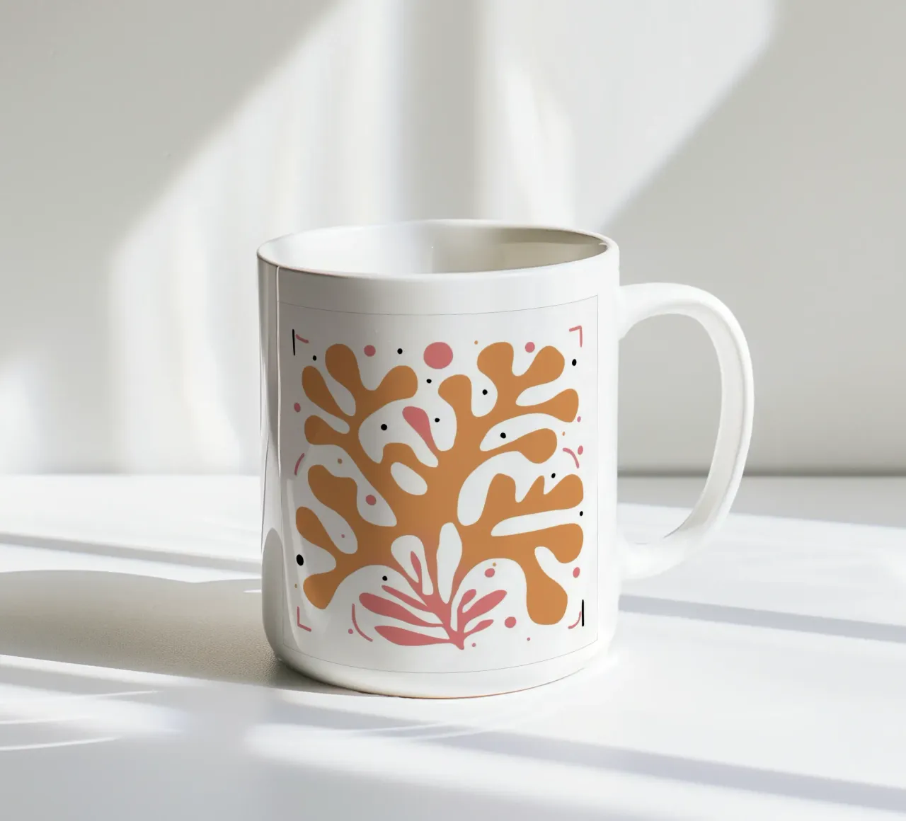Maraoui Coral Cutout tazza in ceramica da Veil Maya
