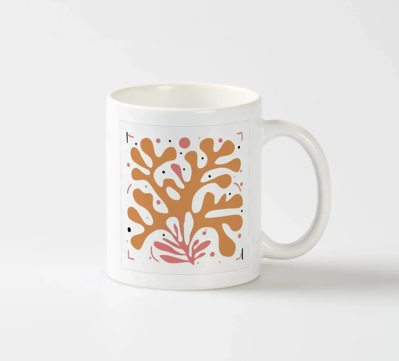 Maraoui Coral Cutout tazza in ceramica da Veil Maya