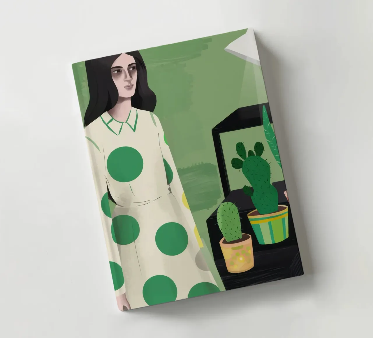 Green PolkaDot Light notebook by Prism Ritual