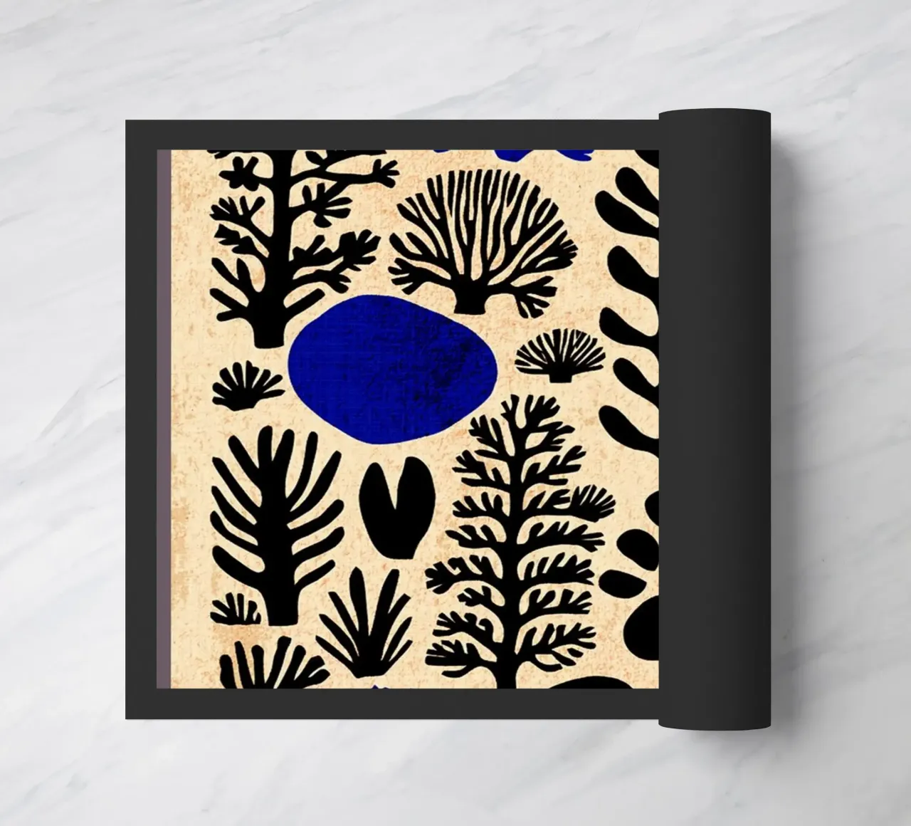 Piante di corallo ritagliate zerbino da Andrew S Morrison