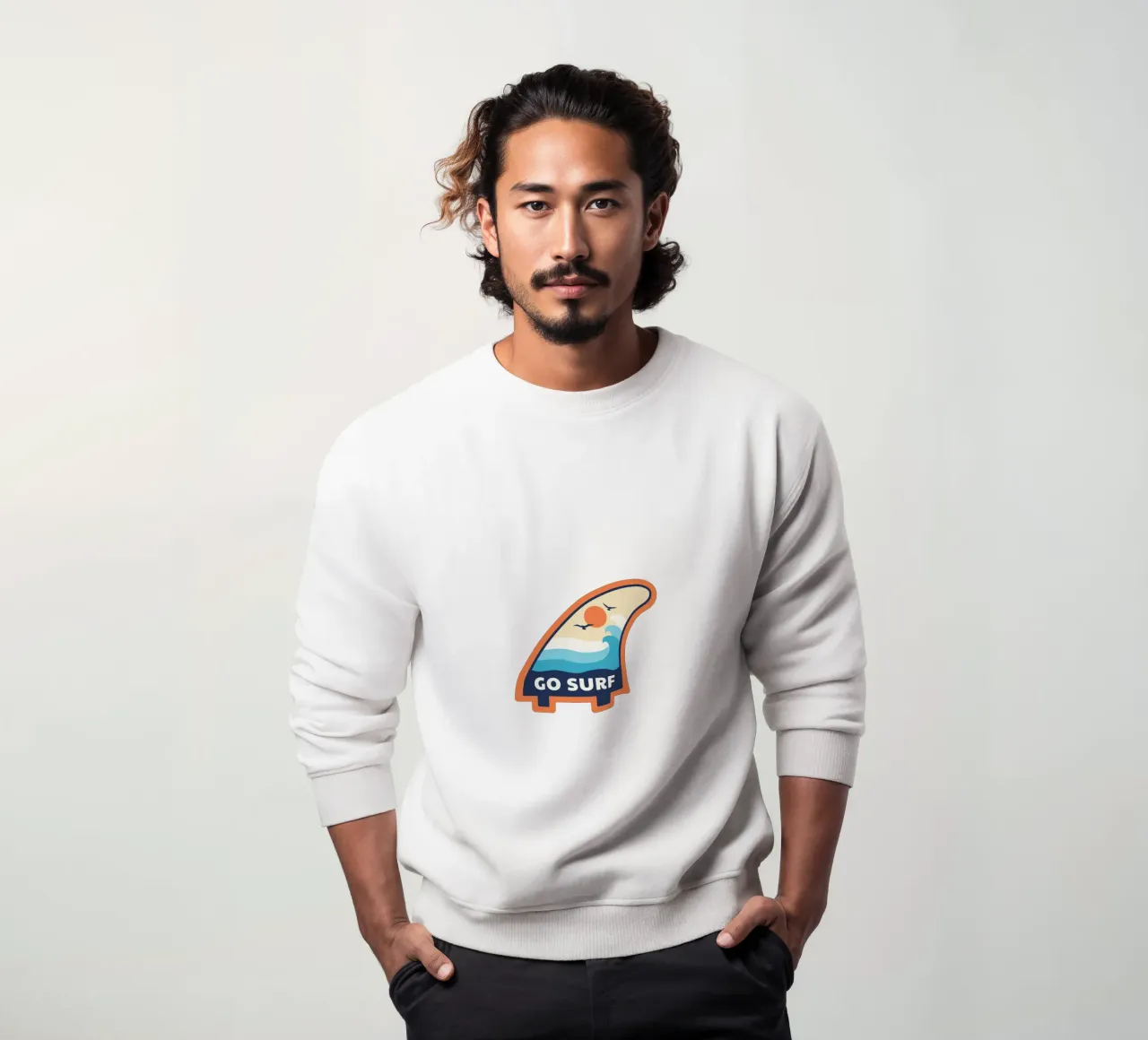 Go Surf felpa da Apparel King