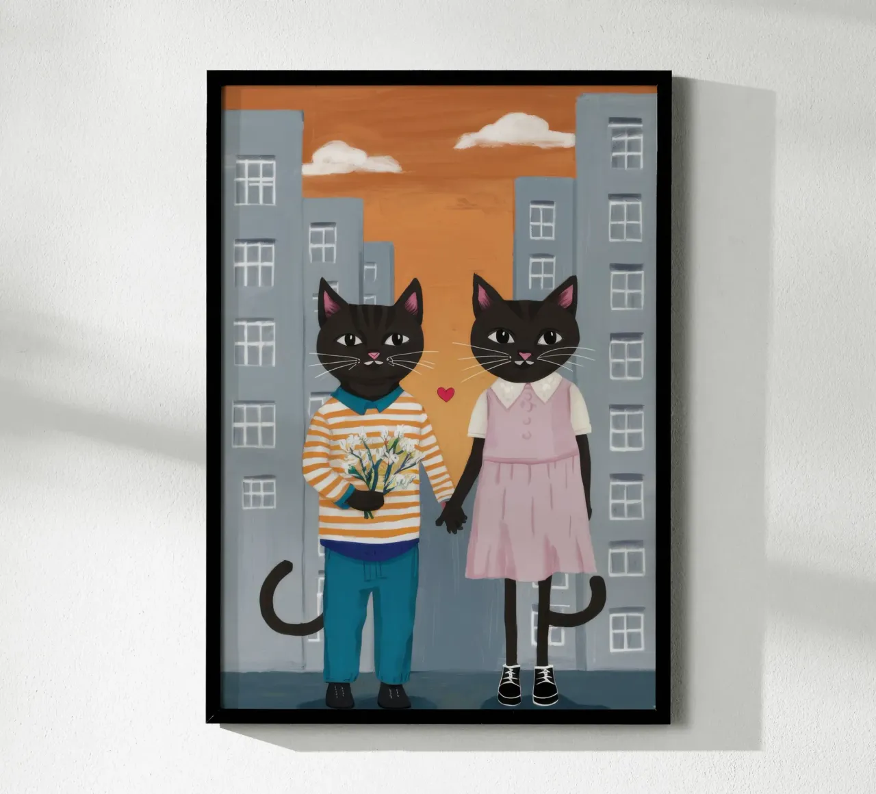 Gatti di città carta hahnemühle da Flock Reverie