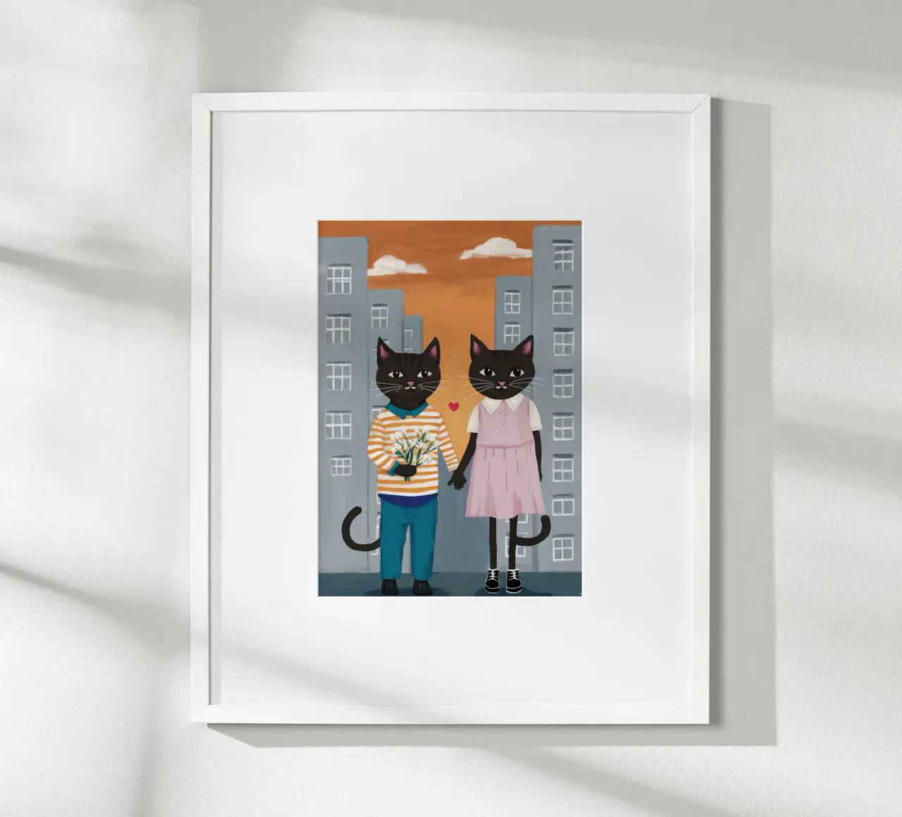 Gatti di città carta hahnemühle da Flock Reverie
