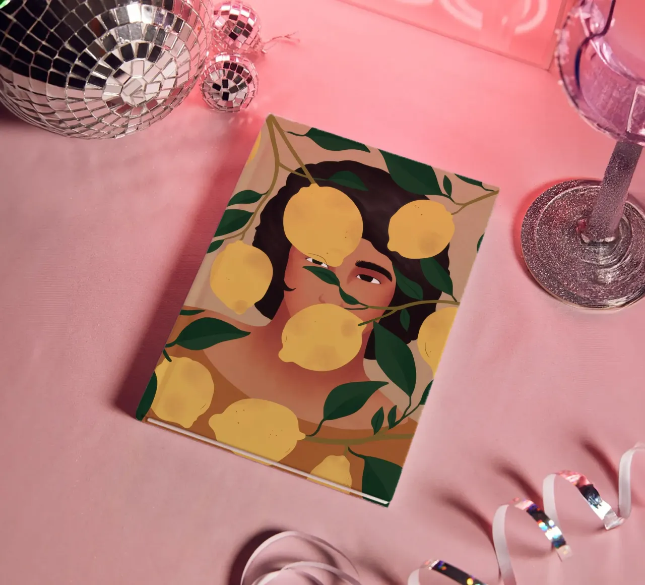 Lemon Tree Muse notebook by Flock Reverie
