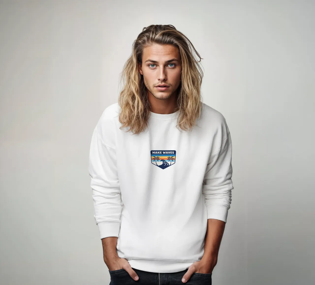 Save Waves sweatshirt by Apparel King