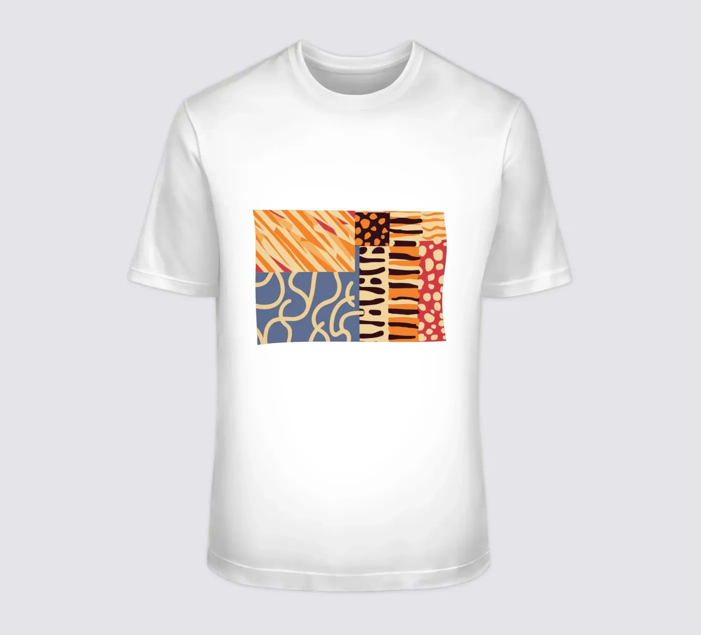 Textured Patchwork Harmony t-shirt da Veil Maya