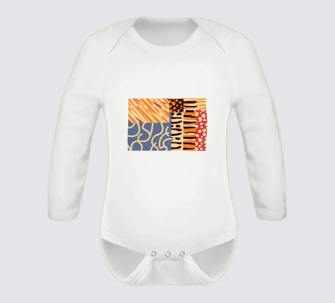 Textured Patchwork Harmony body manches longues de Veil Maya