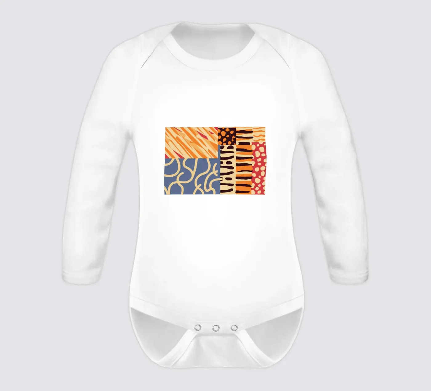 Patchwork texturé Harmony body manches longues de Veil Maya
